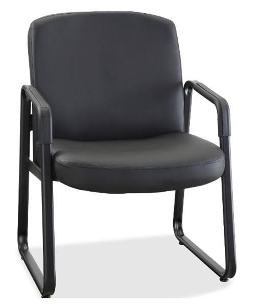 Lorell Big And Tall Leather Guest Chair